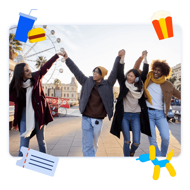 1. Amusement park happy time