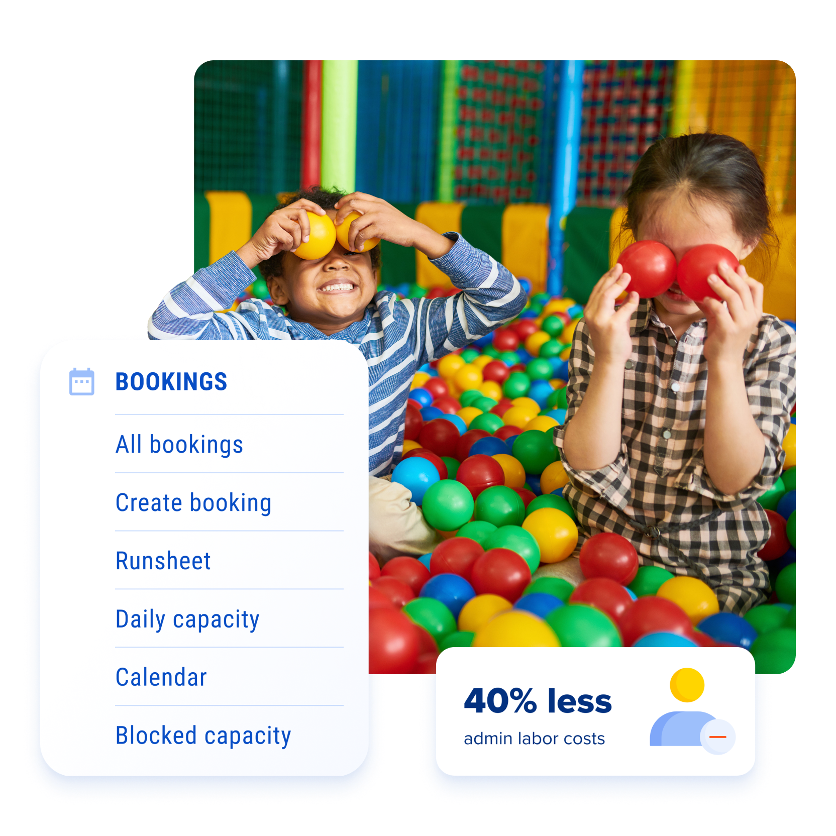 Playcenter photo with booking data Playcenter photo with booking data