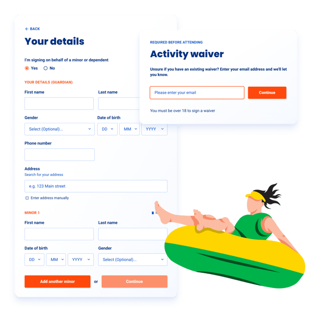 Water park guest waiver form