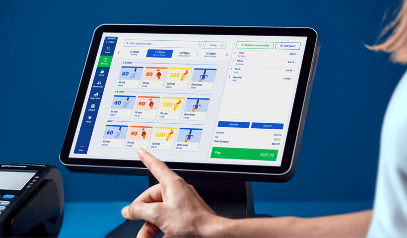 ROLLER's POS at a venue