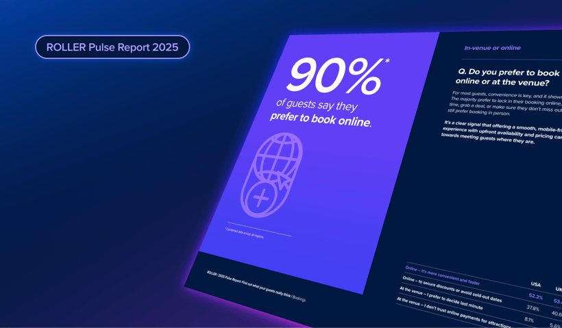 Online Booking Insights for Attractions: 2025 Pulse Report | ROLLER