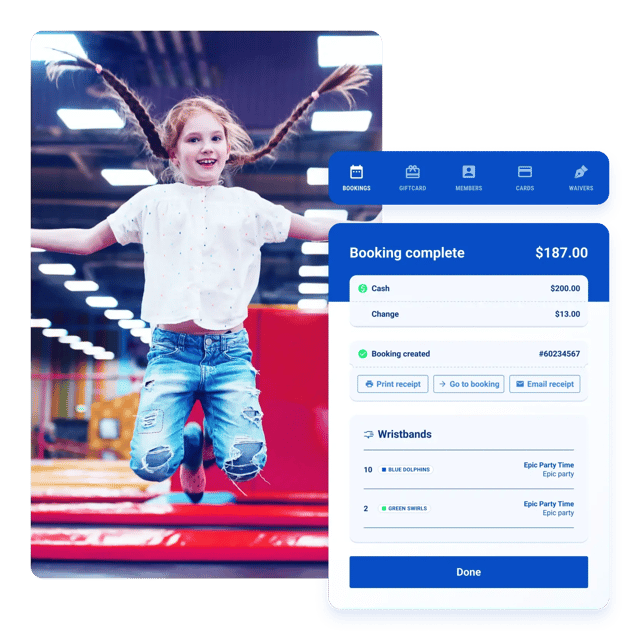 Booking detail UI shot