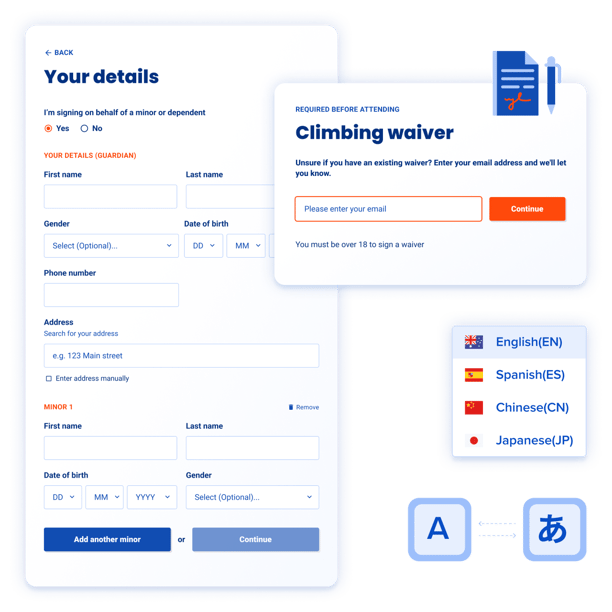 Digital-waivers