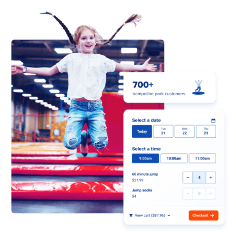 Trampoline park software