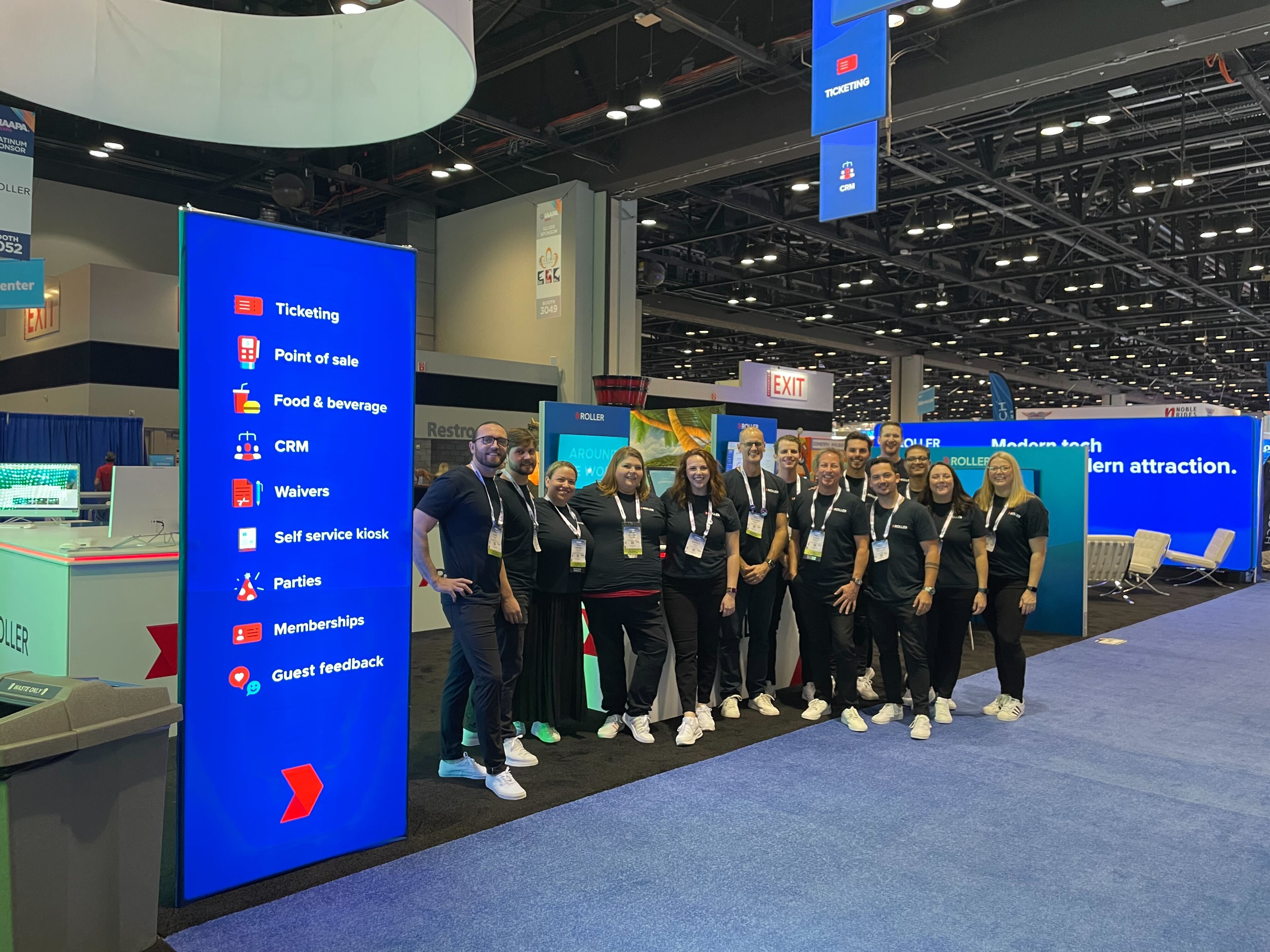 ROLLER team at IAAPA 2023