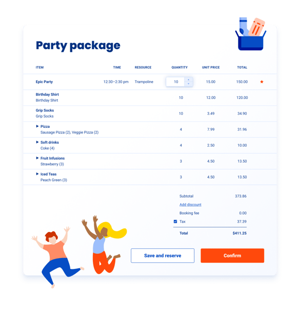 Party package list