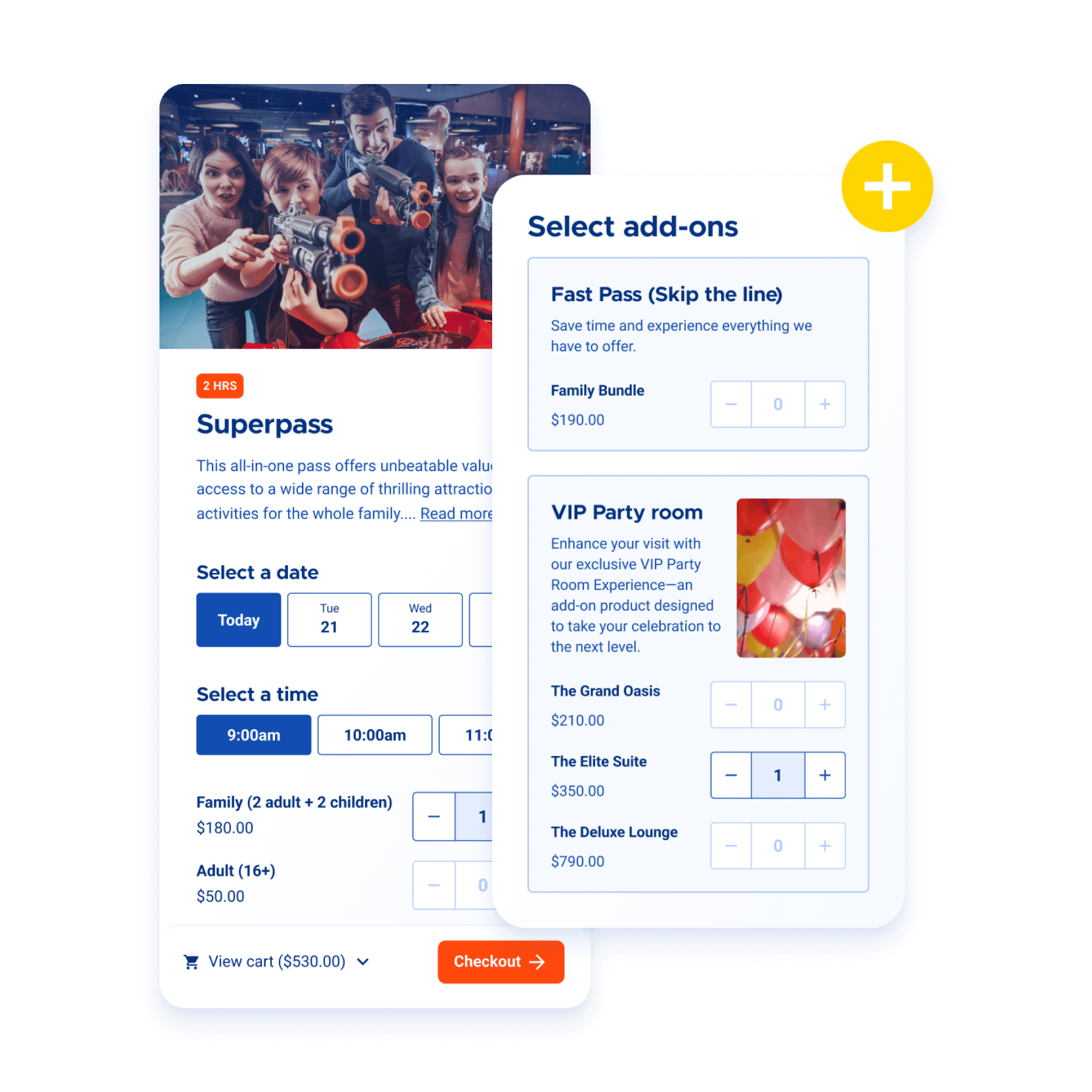 Flexible product set up