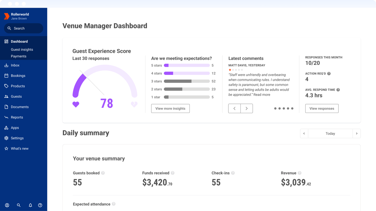 Venue-Manager-Dashboard