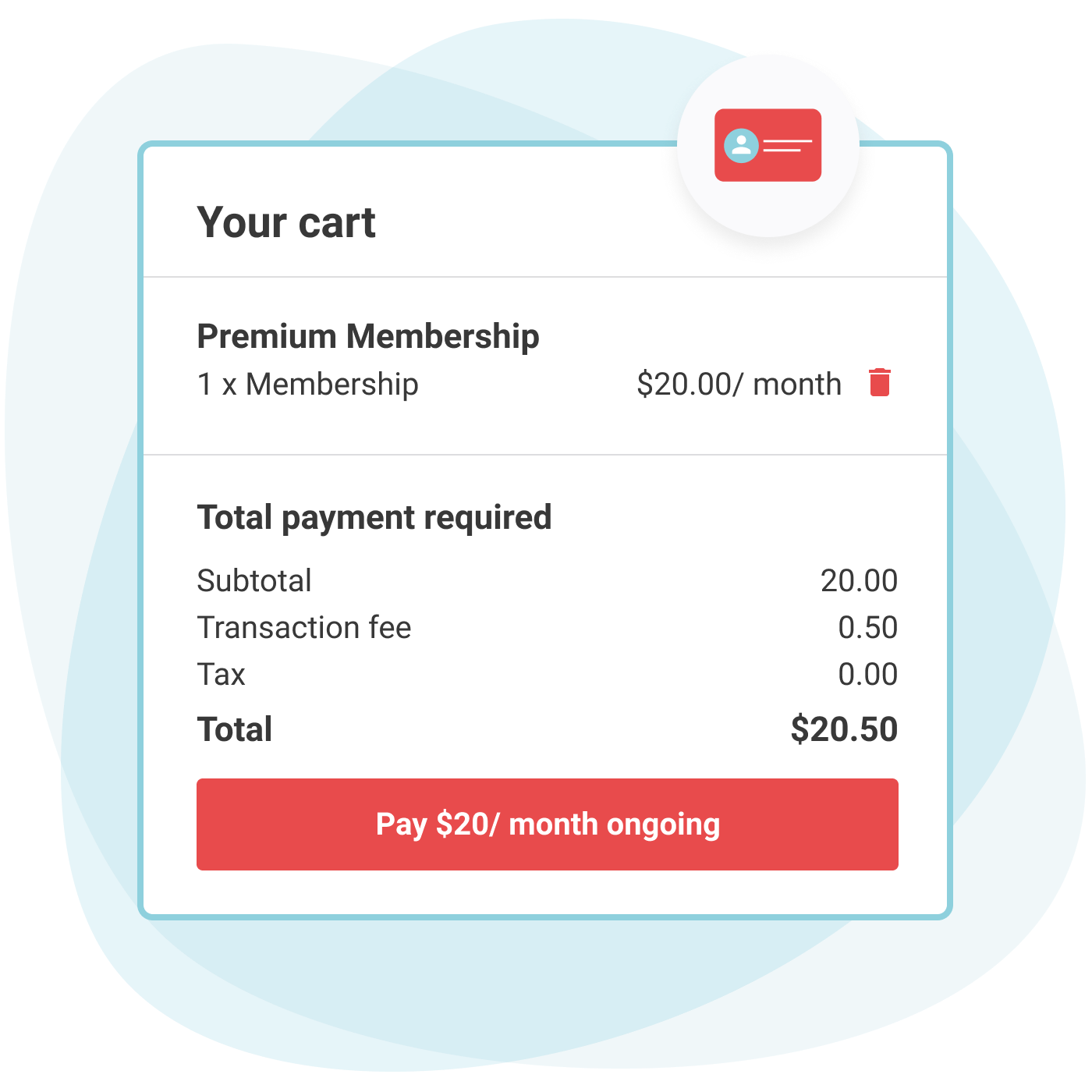 cart - membership