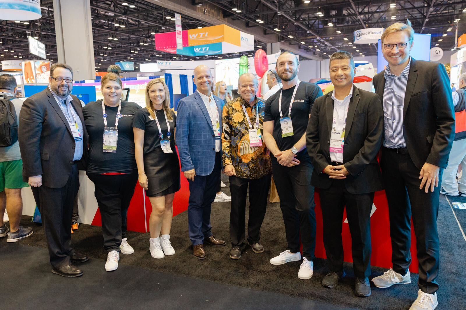 ROLLER team with IAAPA leadership