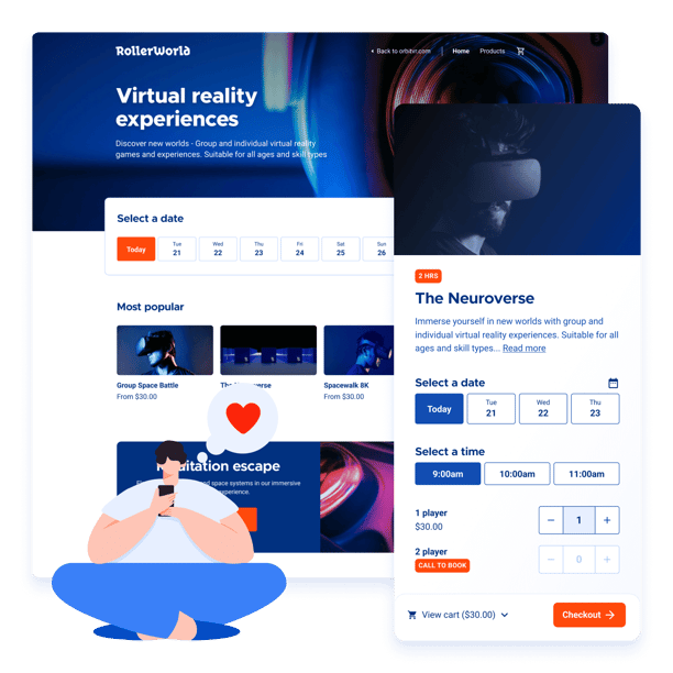 ROLLER's online checkout