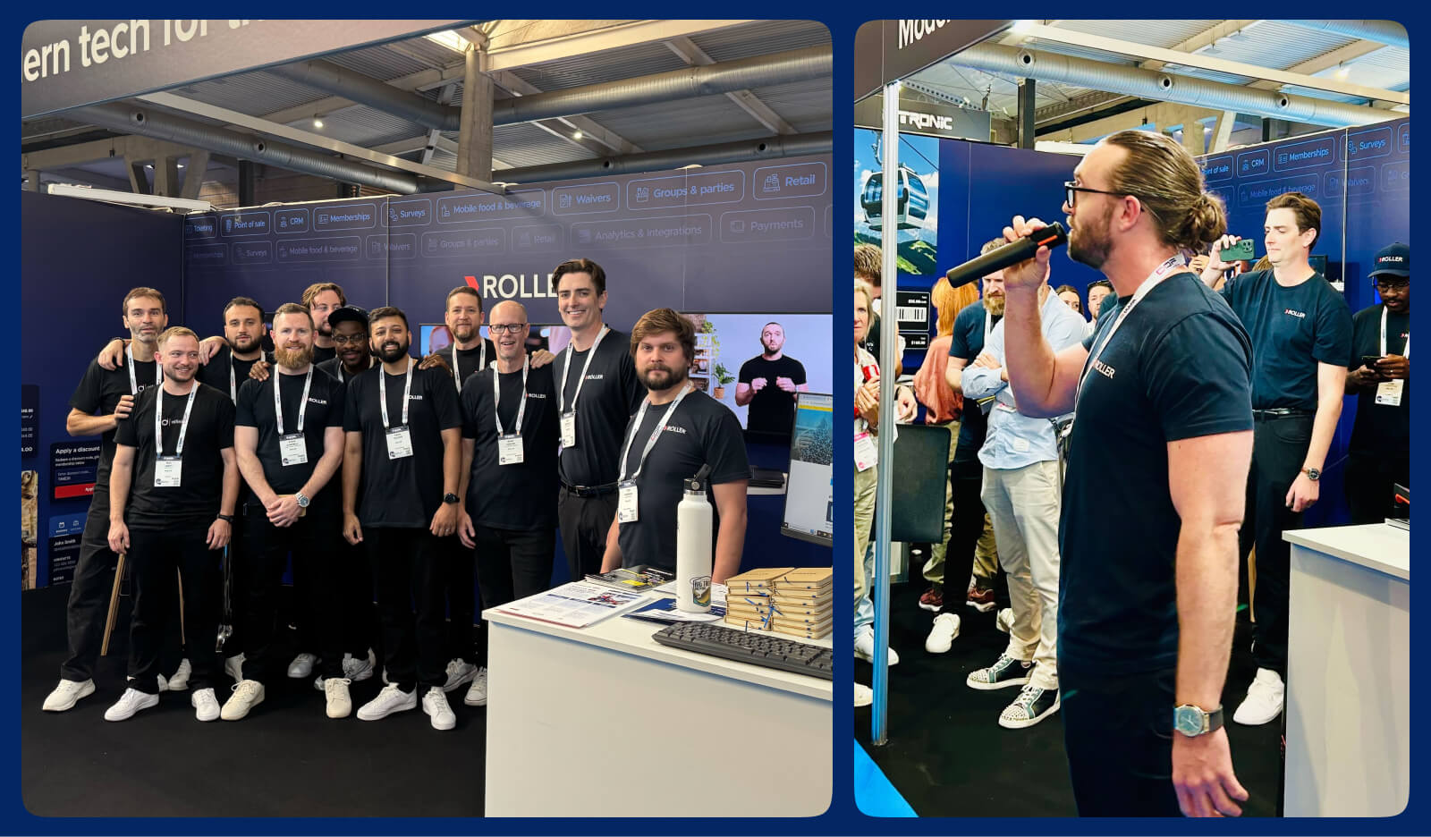 The ROLLER team at IAAPA Europe
