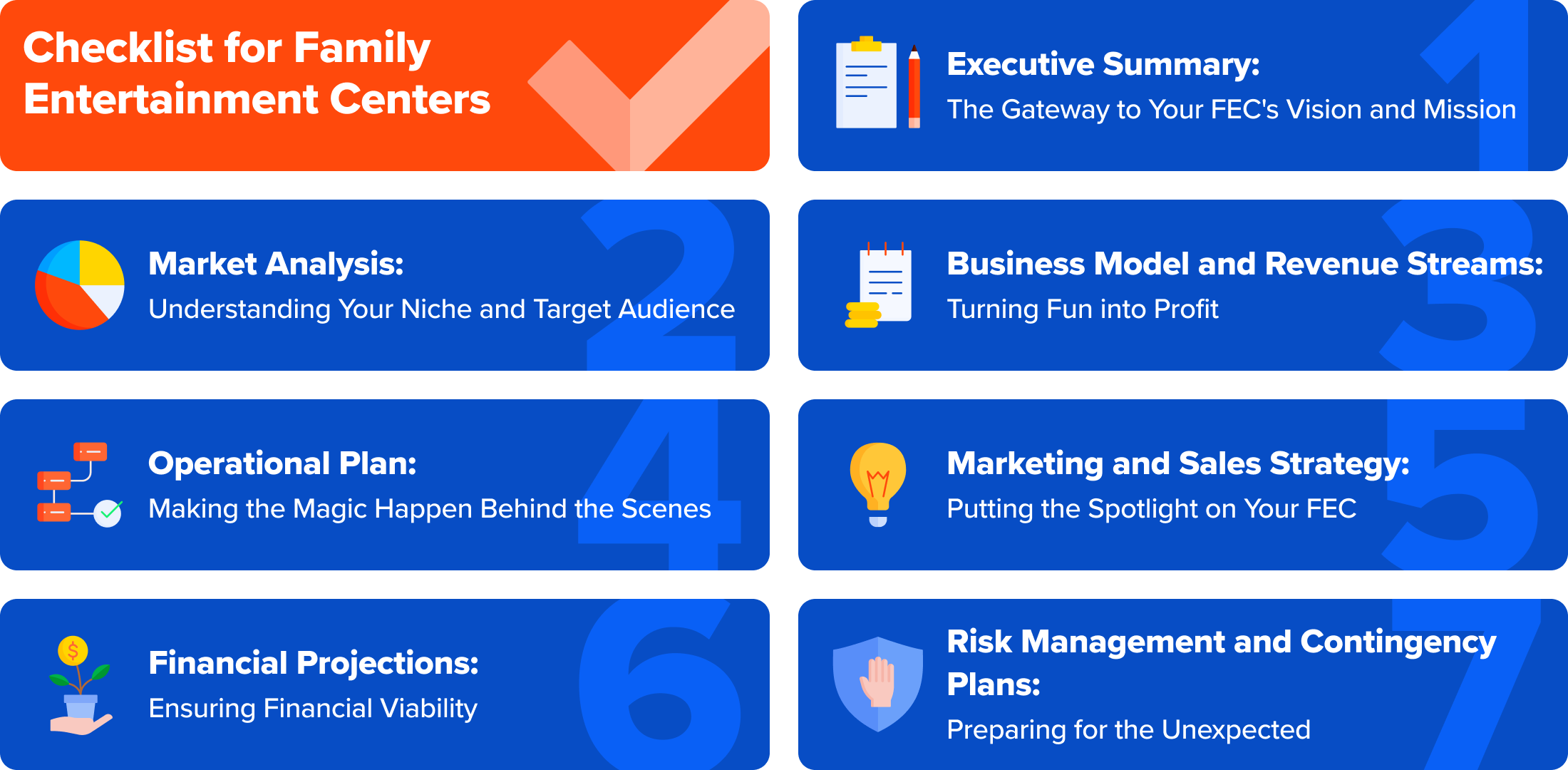A Comprehensive Business Plan Checklist for Family Entertainment Centers